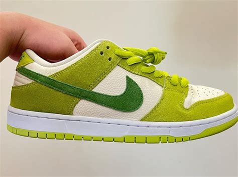 nike sb dunks green apple|nike dunk low apple.